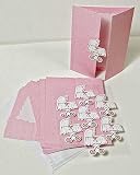 Baby Girl Carriage Imprintable Birth or Baby Shower Announcements