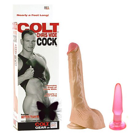 California Exotics / Swedish Erotica Colt Chris Wide Dildo Dong Adult Sex Toy Kit