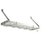 Rogar Estate Wall-Mounting Wine Rack- Bright Chrome/ Chrome