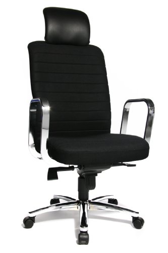 Topstar NC109 W80 Chefsessel High Step up mit Kopfst&uuml;tze und inklusiv Armlehnen, Stoffbezu Preisvergleich