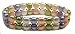 2 Rows of Fresh Water Green/Beige/Gray.White Pearls with Sterling Silver