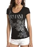 Armani Exchange - Armani Exchange Glitter Print Logo Top