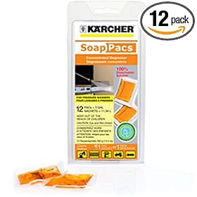 Karcher Pressure Washer Degreaser SoapPac 12 Pack #9.558 115.0 Karcher Pressure Washer Degreaser SoapPac - 12 Pack #9.558-115.0