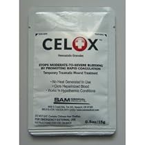 Celox First Aid Temporary Traumatic Wound Treatment - 15g Pouch