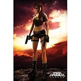 Tomb Raider (Lara Croft with Guns) Video Game Poster Print
