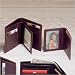 All Products : Winn International Cowhide Nappa Leather Two Fold Wallet II 6486L Color: Brown