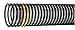 Kuriyama VOLT200X100 Polyurethane Heavy Duty Food Grade Static Dissipative Material Handling Hose, 29.9 PSI Vacuum rating, 40 PSI Maximum Pressure, 100