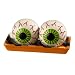 Grasslands Road Monster Mash Eyeball Magnetic Salt and Pepper Set with Striped Tray