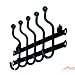Wrought Iron Oldies 5 Peg Hooks Wall Coat Solid Hanger Completely Handmade