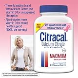 Citracal Calcium Citrate With Vitamin D, Promotes Good Bone Health 240 Caplets Each (Pack of 2)