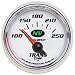 Autometer (7349) NV Transmission Temp Gauges - (2 1/16) Short Sweep Electric (100/250 F) - Includes 1/8 NPT Sender, 3/8 and 1/2 NPT Fittings