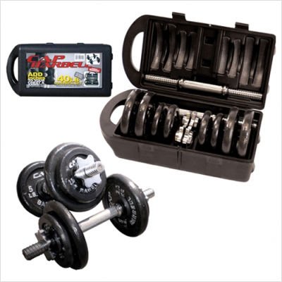 Cap Barbell 40-Pound Dumbbell Set
