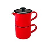 Cafe Style Coffee for One 14 Oz. - Red