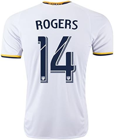 White #14 ROGERS Home Soccer Jersey Men's 2016 (M)