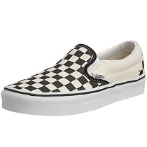Vans Unisex Classic Slip-on black and white checker/white VEYEBWW 7 UK