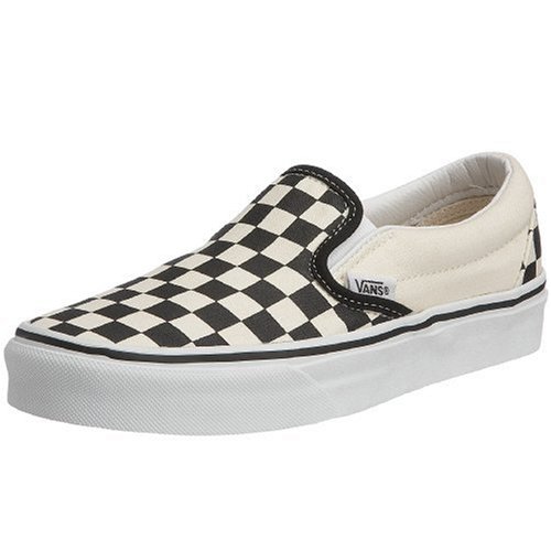 Vans Unisex Classic Slip-on black and white checker/white VEYEBWW 7 UK