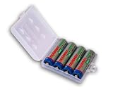 Battery case for AAA batteries