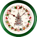 Christmas Tree Musical Sound Wall Clock, Animated Santa also available!