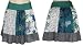 FIRE LOS ANGELES Patch Print Cotton Skirt