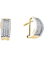 14KT Yellow Gold 0.50 CTW Diamond Fashion Earring