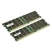 1GB Kit (2 x 512MB) DDR PC2700 UNBUFFERED NON-ECC 184-PIN DIMM