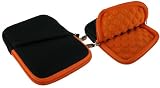 rooCASE Super Bubble Neoprene (Orange / Black) Sleeve Case for Seagate FreeAgent GoFlex 1.5TB Ultra-portable Drive USB 3.0 STAA1500100 Black