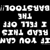 Funny Men's T-Shirt : If You Can Read This I Fell Off The Barstool