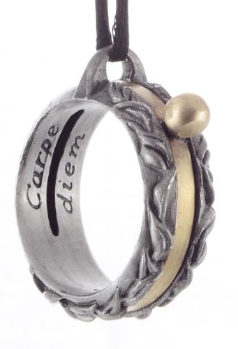 Shepherd's Watch -Laurel Aquitaine Sundial Necklace - Pewter and Brass