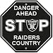 NFL Oakland Raiders Stop Sign