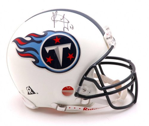 Vince Young Autographed Pro-Line Helmet | Details: Tennessee Titans, Authentic Riddell Helmet