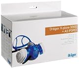 Dräger X-plore 3300 Lackierer-Set Farbspritz Halbmaske + A2P3 Filter