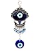 Retro Style Oval Blue Evil Eye Protection Hanging Ornament and Blessing Gift-002