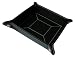 MENS BLACK DRESSER DESK COIN VALET TRAY ORGANIZER KEYS PHONE JEWELRY CATCHALL VALET GIFT