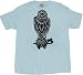 Public Opinion Light Blue T-Shirt Tee with Tribal Eagle