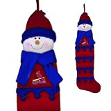 51" MLB St. Louis Cardinals Plush Snowman Christmas Holiday Card Holder