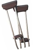 Crutcheze Carbon Grey Underarm Crutch Padded Covers Crutcheze Carbon Grey Underarm Crutch Padded Covers