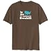 T-Shirt Brown  In The Usa It Is Spoken In Swahili  Languaje