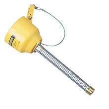 Justrite 14411 Bolt-on Galvanized Steel Funnel Attachment