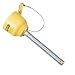Justrite 14411 Bolt-on Galvanized Steel Funnel Attachment