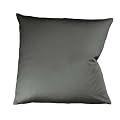 fleuresse Kissenbezug 9100-9031 colours, Mako Satin, 40x40 cm, 100% Baumwolle, graphit