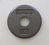 1 1/4 lb. Grey Standard Plates (Pair)