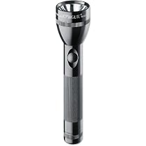 MAGLITE S2C016 Black C Cell Flashlight, 2-C