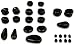 Master Massage SpaMaster Essentials 38 Piece Deluxe Massage Stone Set