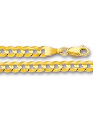 14K Yellow Gold Comfort Curb Chain (Width 3.6mm)