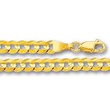 14K Yellow Gold Comfort Curb Chain (Width 3.6mm)