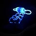 Flammi LED Shoelaces Light Up Shoe Laces with 3 Modes in 5 Colors Flash Lighting the Night for Party Hip-hop Dancing Cycling Hiking Skating -(Blue)