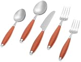 Fiesta Persimmon 5-Piece Flatware Set, Service for 1