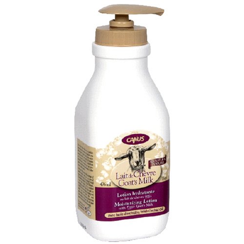 Canus Goat's Milk Moisturizing Lotion, Orchid Oil, 16-Ounces (Pack of 3)