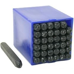36 Number Letter Punches Metalworking Stamps Tool 5/32"