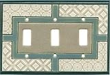 KIMONO Grey Decorative Light Switchplates, Outlet Covers, Rocker, GFCI Switch plates Image